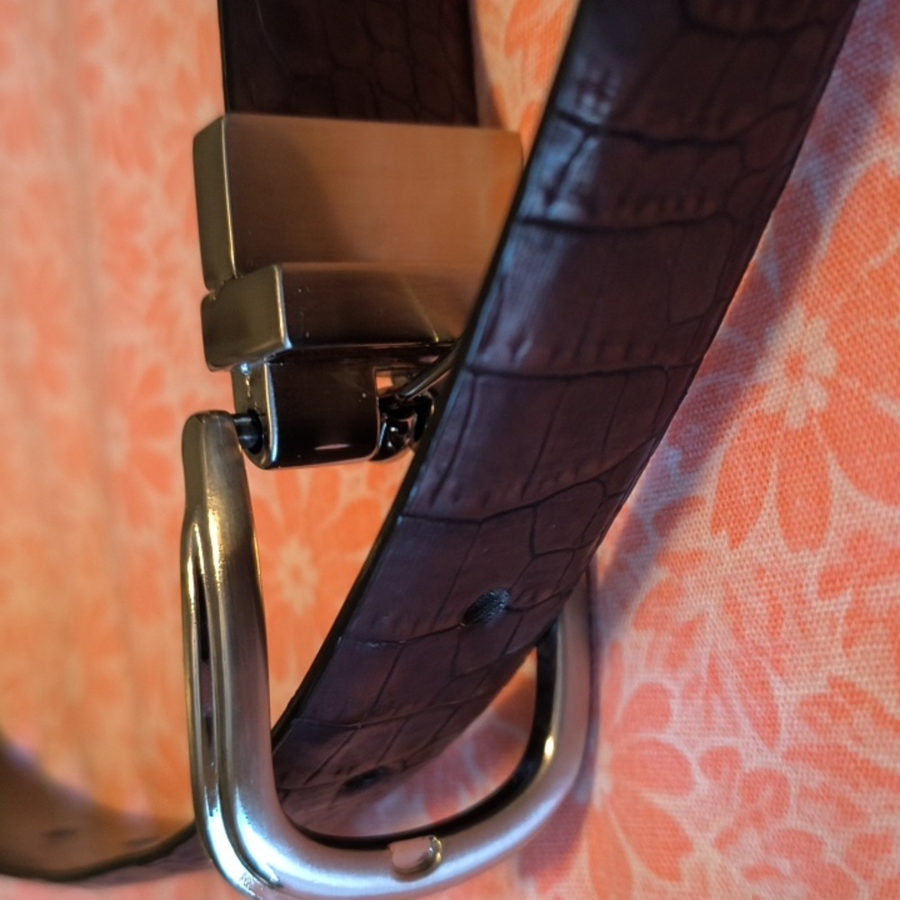 Belt, Croc Reversible Brown/Black